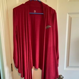 Arkansas Razorback cardigan